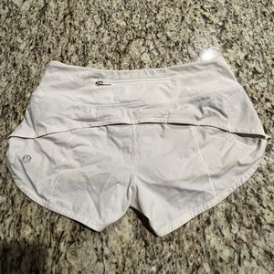 Lululemon Speed Up Short *2.5" - White